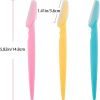 ILLUVA Eyebrow Razors Facial Hair Remover Shaver Trimmer Shaper, Exfoliating Dermaplaning Tool for Women and Men 6 Pcs - Image 2