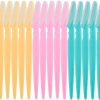 ILLUVA Eyebrow Razors Facial Hair Remover Shaver Trimmer Shaper, Exfoliating Dermaplaning Tool for Women and Men 6 Pcs - Image 6